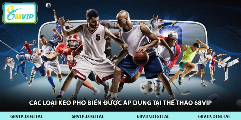 Các loại kèo phổ biến được áp dụng tại thể thao 68vip