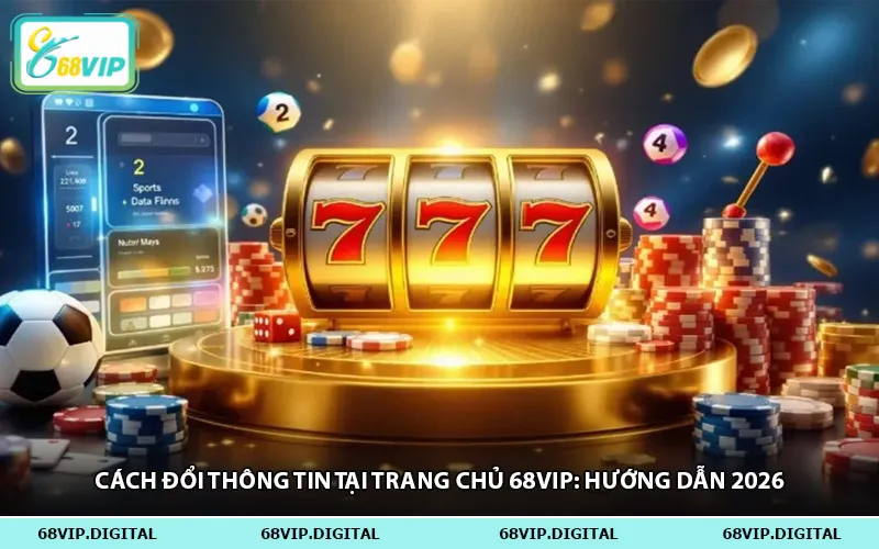 Cách Đổi Thông Tin Tại Trang Chủ 68vip: Hướng Dẫn 2026