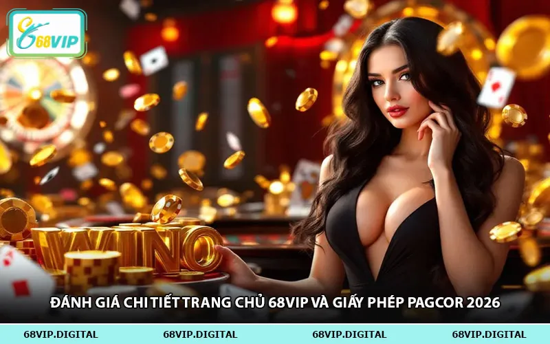 Đánh Giá Chi Tiết Trang Chủ 68vip Và Giấy Phép Pagcor 2026