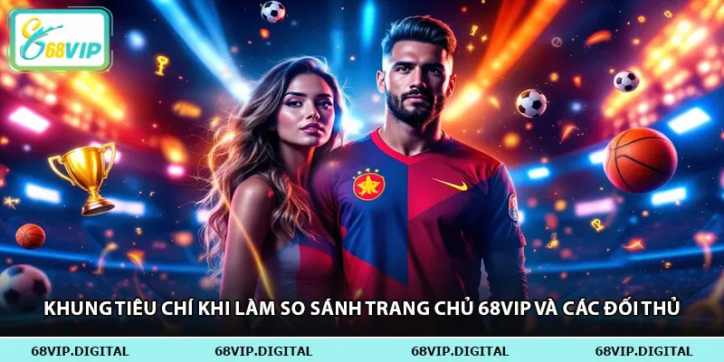 Khung tiêu chí khi làm so sánh trang chủ 68vip và các đối thủ